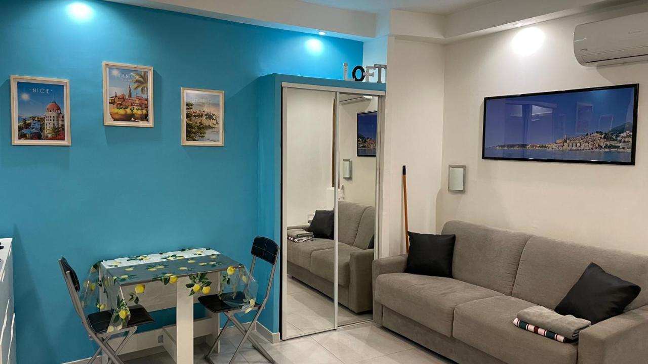 Studio Rue Pietonne Proche Plage Ментона Екстериор снимка